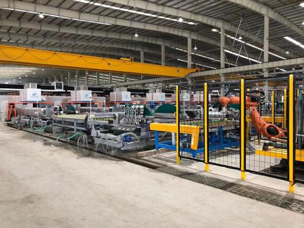 Линия для ламинирования стекла 3.3x12 м для филиала компании North Glass Group в Лояне